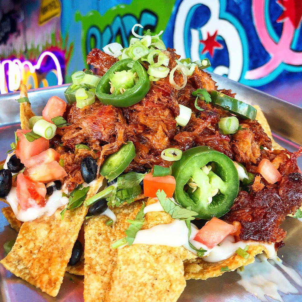 BBQ Pork Nachos