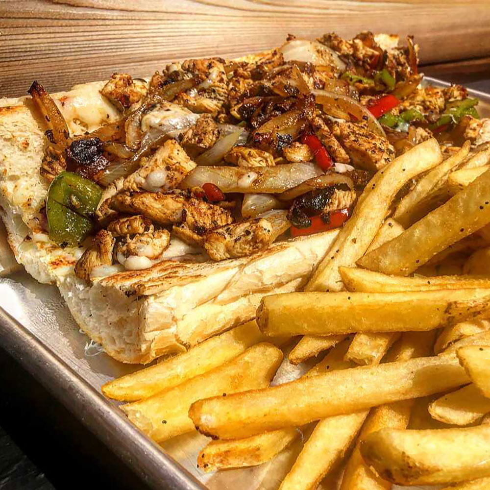 Philly Cheese Chicken Sandwich