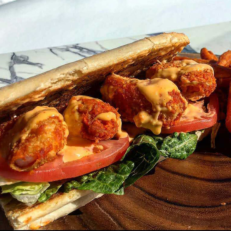 Shrimp Po Boy Sandwich